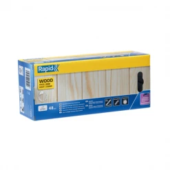 Colles à Bois Colle Stick Bâton Bois Carton Liège RAPID - Diamètre 12 Mm - Boîte X48