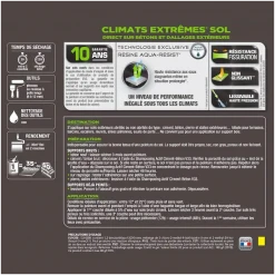 Peinture Sols Extérieurs V33 Climats Extrêmes Teinte Argile Satin 500ml -Chimiqui Boutique climats extreme sol v33 2