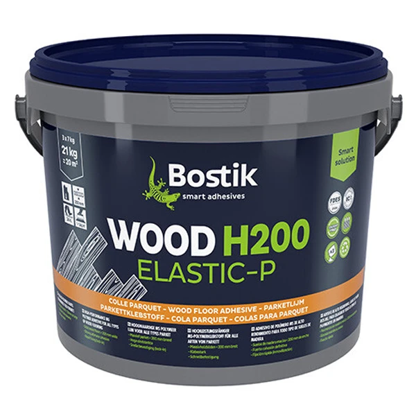 Chimiqui Boutique -Chimiqui Boutique colle parquet ms polymere wood h200 elastic p bostik seau 21 kg 3 sachets 7 kg
