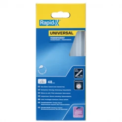 Pistolet à Colle Et Baton De Colle Colle Stick Bâton Multi-usages Rapid 190 Mm Ø 12 Mm Blanc X48 -Chimiqui Boutique colle stick baton multi usages rapid 190mm 12mm transparent x48
