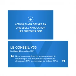 Traitement Du Bois Décapant Gel Express Bois Lasures Vernis Peintures V33 1 L -Chimiqui Boutique conseil v33 decapant gel ex