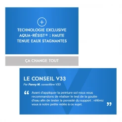 Peinture Sols Extérieurs V33 Climats Extrêmes Carbone Satin Pot 500ml -Chimiqui Boutique conseil v33 peinture sols 1