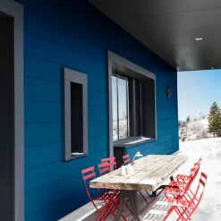 Peinture Exterieure Bois Peinture Bois Extérieurs V33 Climats Extrêmes Bleu Bretagne Satin 2L -Chimiqui Boutique couleur bleu breton v33 boi