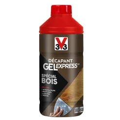 Traitement Du Bois Décapant Gel Express Bois Lasures Vernis Peintures V33 1 L -Chimiqui Boutique decapant express bois 1l