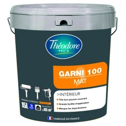 Théodore Prog Peinture Pour Cuisine Et Salle De Bain Peinture Intérieure Garnissante Garni 100 Théodore Pro'G Blanc Mat 15L