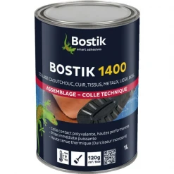Colles à Bois Colle Contact Liquide Néoprène Durcisseur 1400 Tube 125 Ml Bostik