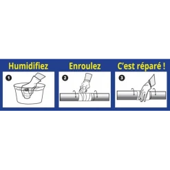 Etanchéité Pour Filetage Bande De Réparation De Fuites/fissures GEB 1.5 M X 5 Cm -Chimiqui Boutique imageproduct369897 2