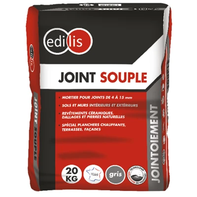 Joints De Sol Et De Carrelage Joint Souple Gris Edilis - De 4 à 15 Mm De Largeur - Sac De 20 Kg 1 Joints De Sol Et De Carrelage Joint Souple Gris Edilis - De 4 à 15 Mm De Largeur - Sac De 20 Kg