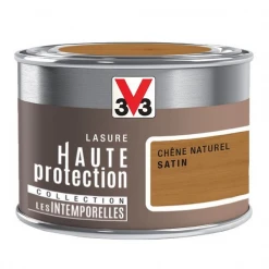 Lasure Pour Bois Lasure Bois Extérieur V33 Résine HP Chêne Naturel Satin 125ml 10 Lasure Pour Bois Lasure Bois Extérieur V33 Résine HP Chêne Naturel Satin 125ml -Chimiqui Boutique lasure chene naturel 125ml