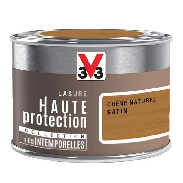 Lasure Pour Bois Lasure Bois Extérieur V33 Résine HP Chêne Naturel Satin 125ml 5 Lasure Pour Bois Lasure Bois Extérieur V33 Résine HP Chêne Naturel Satin 125ml – Image 5
