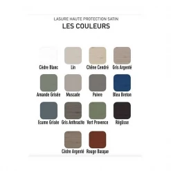Lasure Pour Bois Lasure Bois Intérieur Extérieur V33 Résine HP Cèdre Blanc Mat - Pot 1L -Chimiqui Boutique lasure lin v33 1