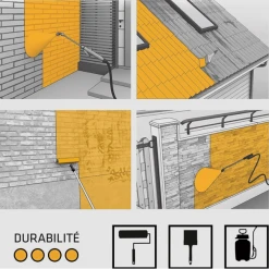 Produit Hydrofuge Et Imperméabilisant Imperméabilisant Hydrofuge Sikagard Protection Façade Incolore 5L -Chimiqui Boutique outil application