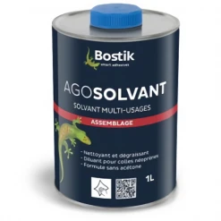 Colle Néoprène Et Dilluant Diluant Nettoyant Bostik Agosolvant Pour Colle Néoprène Pot 1 Litre