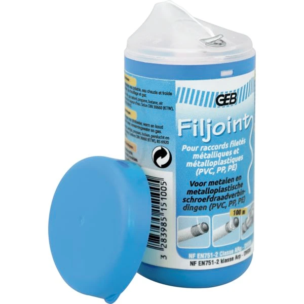 Etanchéité Pour Filetage Fil Imprégné Filjoint Pour L'étanchéité Des Raccords Filetés GEB 515100 1 Etanchéité Pour Filetage Fil Imprégné Filjoint Pour L'étanchéité Des Raccords Filetés GEB 515100