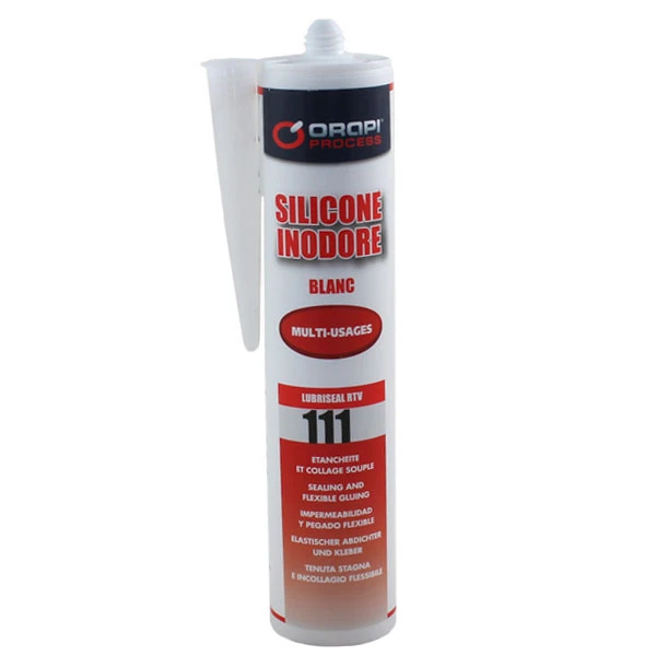 Silicone Mastic Colle Haute Adhérence élasticité Lubriseal 111 Orapi Blanc 310 Ml 1 Silicone Mastic Colle Haute Adhérence élasticité Lubriseal 111 Orapi Blanc 310 Ml