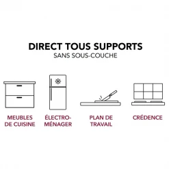 Peinture Pour Cuisine Et Salle De Bain Peinture Rénovation Perfection Cuisine V33 Blanc Mat Velouté Pot 2L -Chimiqui Boutique peinture direct tout suppor 1