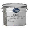 Theodore Peintures Peinture Pour Façade Crépi Décoratif Pour Intérieur Et Extérieur - Coloris Blanc - Seau De 15 Kg