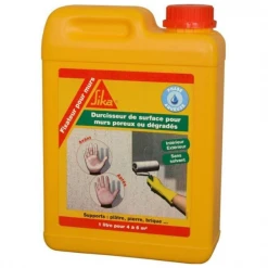 Mastic Et Préparation Support Fixateur De Surface Pour Murs Poreux Ou Dégradés Sika 2 Litres 66130