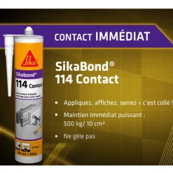 Colle Multi-usage Colle SikaBond 114 Contact Beige Pour Intérieur 300 Ml -Chimiqui Boutique sikabond 114 contact2