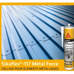 Colle Multi-usage Colle Sikaflex 117 Métal Force Intérieur Extérieur 290 Ml -Chimiqui Boutique sikaflex 117 metal 1