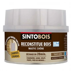 Sinto Mastic Et Préparation Support Mastic Standard Bois Charges Lourdes Séchage Rapide Chêne 190 Gr