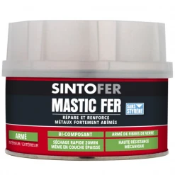 Mastic Et Préparation Support Mastic Fer Armé Métaux Fortement Abîmés SintoFer 190 Grammes