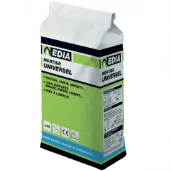 Ciment Et Mortier Mortier Universel EDIA Travaux Courants Maçonnerie 5 Kg MORTUNEDIA05