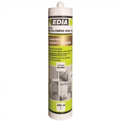 Mastic Pu Mastic Colle MS Polymère High Tack Edia Support Humide 290 Ml Blanc -Chimiqui Boutique visuelprincipal 1001144