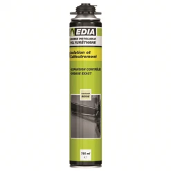 Mousse Expansive Polyuréthane Mousse Expansive PU Pistolable Edia Aérosol 750ml Prêt à L'emploi Beige -Chimiqui Boutique visuelprincipal 1001181